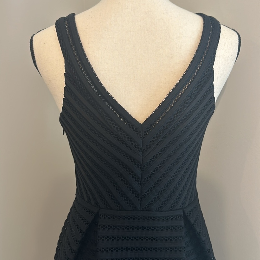 Black Structured Mini Dress Express - Picture 9 of 9